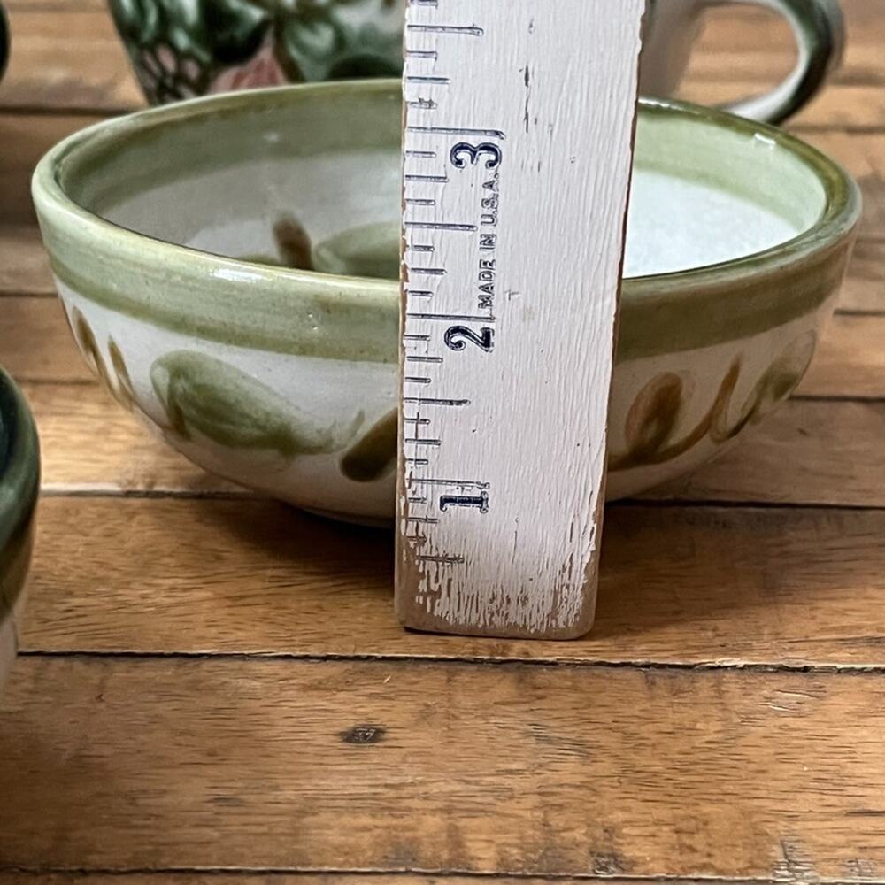 John B Taylor Pottery Bowls & 2 Mugs Louisville Stoneware Harvest Pear - Picture 12 of 16